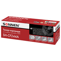 Картридж лазерный SONNEN (SH-CF244A) для HP LaserJet Pro M15/<wbr/>16; MFP M28/<wbr/>29, ресурс 1000 страниц, 363316