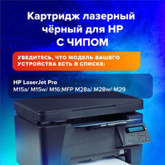Картридж лазерный SONNEN (SH-CF244A) для HP LaserJet Pro M15/<wbr/>16; MFP M28/<wbr/>29, ресурс 1000 страниц, 363316