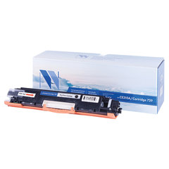 Картридж лазерный NV PRINT (NV-CE310A/<wbr/>729Bk) для HP M175nw/<wbr/>CP1025nw/<wbr/>CANON LBP7010C, черный, ресурс 1200 страниц