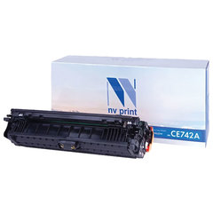 Картридж лазерный NV PRINT (NV-CE742A) для HP CP5220/<wbr/>CP5225/<wbr/>CP5225dn/<wbr/>CP5225n, желтый, ресурс 7300 страниц