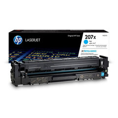 Картридж лазерный HP (W2211X) Color LJ M282/<wbr/>M283/<wbr/>M255, №207X, голубой, оригинальный, ресурс 2450 страниц
