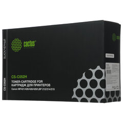 Картридж лазерный CACTUS (CS-C052H) для Canon MF421/<wbr/>426/<wbr/>428/<wbr/>429/<wbr/>LBP 212/<wbr/>214/<wbr/>215, ресурс 9200 страниц