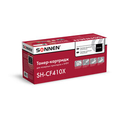 Картридж лазерный SONNEN (SH-CF410X) для HP LJ Pro M477/<wbr/>M452 ВЫСШЕЕ КАЧЕСТВО, черный, 6500 страниц, 363946