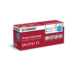 Картридж лазерный SONNEN (SH-CF411X) для HP LJ Pro M477/<wbr/>M452 ВЫСШЕЕ КАЧЕСТВО голубой, 5000 страниц, 363947