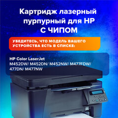 Картридж лазерный SONNEN (SH-CF413X) для HP LJ M477/<wbr/>M452 ВЫСШЕЕ КАЧЕСТВО пурпурный, 5000 страниц, 363949