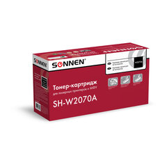 Картридж лазерный SONNEN (SH-W2070A) для HP CLJ 150/<wbr/>178 ВЫСШЕЕ КАЧЕСТВО, черный, 1000 страниц, 363966