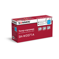 Картридж лазерный SONNEN (SH-W2071A) для HP CLJ 150/<wbr/>178 ВЫСШЕЕ КАЧЕСТВО, голубой, 700 страниц, 363967