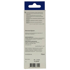 Чернила EPSON 115 (C13T07D14A) для СНПЧ L8160/L8180, черные фото, объем 70 мл, ОРИГИНАЛЬНЫЕ