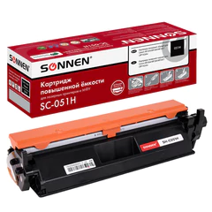 Картридж лазерный SONNEN (SC-051H) для CANON MF269dw/<wbr/>267dw/<wbr/>264dw, ресурс 4000 стр., 364092