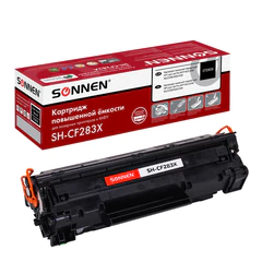 Картридж лазерный SONNEN (SH-CF283X) для HP Laser Jet Pro MFP M225DN/<wbr/>M225DW/<wbr/>M201DW, ресурс 2200 стр., 364105
