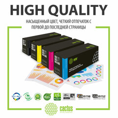Картридж лазерный CACTUS (CSP-W2412A) для HP Color LaserJet Pro M155/<wbr/>M182nw, желтый, ресурс 850 страниц