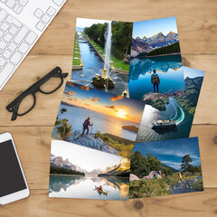 Фотобумага глянцевая, А5, 230 г/<wbr/>м<sup>2</sup>, односторонняя, 50 листов, BRAUBERG EXTRA, 364476