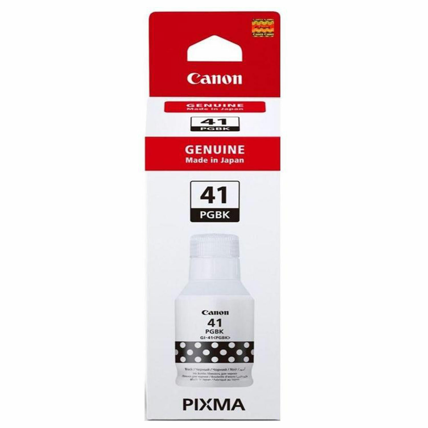 Чернила CANON (GI-41PGBK) для G1400/G2400/G3400, черные, 6000 стр., ОРИГИНАЛЬНЫЕ
