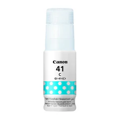 Чернила CANON (GI-41C) для G1400/G2400/G3400, голубые, 7700 стр., ОРИГИНАЛЬНЫЕ