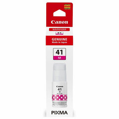 Чернила CANON (GI-41M) для G1400/G2400/G3400, пурпурные, 7700 стр., ОРИГИНАЛЬНЫЕ