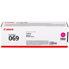 Картридж лазерный CANON (069M) i-SENSYS MF752Cdw/<wbr/>MF752Cdw и другие, пурпурный, ресурс 1900 стр., ОРИГИНАЛЬНЫЙ