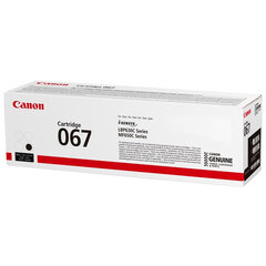 Картридж лазерный CANON (067BK) i-SENSYS LBP631Cw/<wbr/>MF655Cdw и другие, черный, ресурс 1350 стр., ОРИГИНАЛЬНЫЙ
