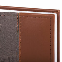 Фотоальбом BRAUBERG на 200 фото 10&times;15 см, под кожу (комбинированную), бумажные страницы, бокс, коричневый, 390483