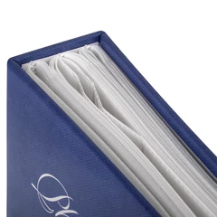 Фотоальбом BRAUBERG на 200 фотографий 10&times;15 см, твердая обложка, &laquo;Горный пейзаж&raquo;, синий, 390669