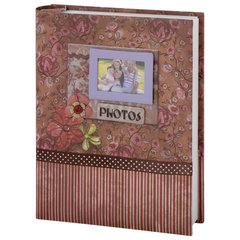 Изображение товара Фотоальбом BRAUBERG на 200 фотографий 10×15 см, твердая обложка, «Семья», бокс, красно-коричневый, 390673
