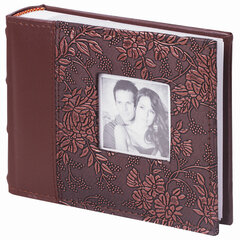 Изображение товара Фотоальбом BRAUBERG на 100 фотографий 10×15 см, обложка под кожу, бумажные страницы, бокс, коричневый, 390693