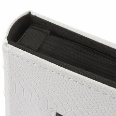 Фотоальбом BRAUBERG на 500 фотографий 10&times;15 см, обложка под кожу рептилии, рамка для фото, белый, 390713