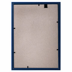 Рамка 21&times;30 см, пластик, багет 12 мм, BRAUBERG &laquo;HIT2&raquo;, синяя, стекло, 390943