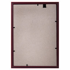 Рамка 21&times;30 см, пластик, багет 12 мм, BRAUBERG &laquo;HIT2&raquo;, бордовая, стекло, 390944