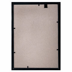 Рамка 21&times;30 см, пластик, багет 12 мм, BRAUBERG &laquo;HIT2&raquo;, черная, стекло, 390947
