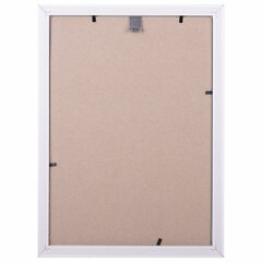 Рамка 21&times;30 см небьющаяся, пластик, багет 20 мм, BRAUBERG &laquo;HIT3&raquo;, белая с двойной позолотой, 390983