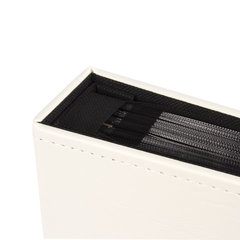 Фотоальбом BRAUBERG на 200 фото 10&times;15 см, под гладкую кожу, индивидуальный бокс, белый, 391115