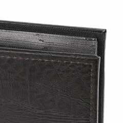 Фотоальбом BRAUBERG на 200 фото 10&times;15 см, под фактурную кожу, индивидуальный бокс, тёмно-коричневый, 391116