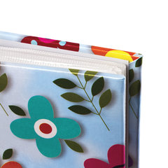 Фотоальбом BRAUBERG на 200 фото 10&times;15 см, твердая обложка, &laquo;Цветочки&raquo;, разноцветный, 391119