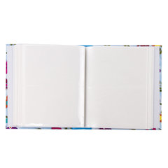 Фотоальбом BRAUBERG на 200 фото 10&times;15 см, твердая обложка, &laquo;Цветочки&raquo;, разноцветный, 391119