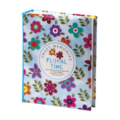 Фотоальбом BRAUBERG на 200 фото 10&times;15 см, твердая обложка, &laquo;Цветочки&raquo;, разноцветный, 391119