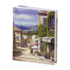 Фотоальбом BRAUBERG на 200 фото 10&times;15 см, твердая обложка, &laquo;Улица Прованса&raquo;, 391120