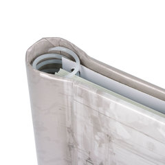 Фотоальбом BRAUBERG 20 магнитных листов, 23&times;28 см, &laquo;Трамвай&raquo;, светло-коричневый, 391125