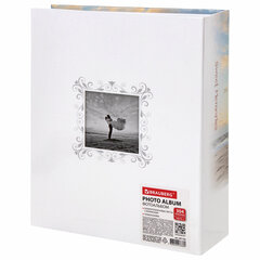 Фотоальбом BRAUBERG &laquo;Влюбленные у моря&raquo; на 304 фото 10&times;15 см, твердая обложка, термосклейка, 391156