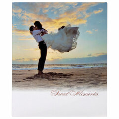 Фотоальбом BRAUBERG &laquo;Влюбленные у моря&raquo; на 304 фото 10&times;15 см, твердая обложка, термосклейка, 391156