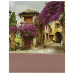 Фотоальбом BRAUBERG &laquo;Цветущая улица&raquo; на 200 фото 10&times;15 см, твердая обложка, термосварка, 391163