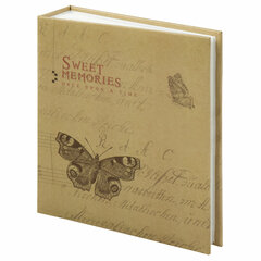 Изображение товара Фотоальбом BRAUBERG «Бабочка, крафт» на 200 фото 10×15 см, твердая обложка, термосварка, 391164