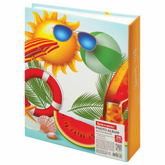 Фотоальбом BRAUBERG "Здравствуй, лето" на 200 фото 10&times;15 см, твердая обложка, термосварка, 391170