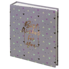 Фотоальбом BRAUBERG &laquo;Всего наилучшего!&raquo; на 200 фото 10&times;15 см, твердая обложка, термосварка, 391172