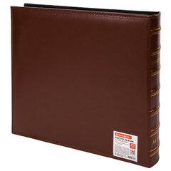 Фотоальбом BRAUBERG &laquo;Smooth brown&raquo; на 500 фото 10&times;15 см, под гладкую кожу, коричневый, 391177