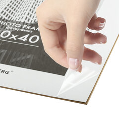 Рамка 30&times;40 см небьющаяся, багет 14 мм, пластик, BRAUBERG &laquo;Original&raquo;, черная, 391230