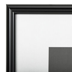 Рамка 30&times;40 см небьющаяся, багет 14 мм, пластик, BRAUBERG &laquo;Original&raquo;, черная, 391230