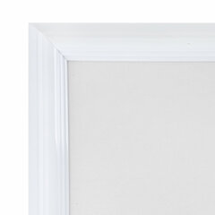 Рамка 30&times;40 см небьющаяся, багет 17,5 мм, пластик, BRAUBERG &laquo;Colorful&raquo;, белая, 391242