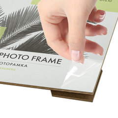 Рамка 15&times;21 см небьющаяся, багет 17,5 мм, пластик, BRAUBERG &laquo;Colorful&raquo;, салатовая, 391243