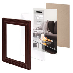 Рамка 15&times;21 см небьющаяся, багет 30 мм, МДФ, BRAUBERG &laquo;Herzog&raquo;, цвет вишня, 391254