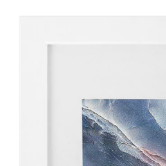 Рамка 21&times;30 см небьющаяся, КОМПЛЕКТ 4 шт., багет 16 мм, МДФ, BRAUBERG &laquo;Basic&raquo;, белая, 391258